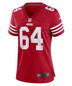 Jake Brendel San Francisco 49ers Women's Game Player Jersey - Scarlet
