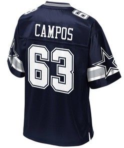 Jake Campos Dallas Cowboys Nfl Pro Line Player Jersey - Navy