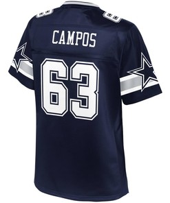 Jake Campos Dallas Cowboys Nfl Pro Line Womens Player Jersey - Navy