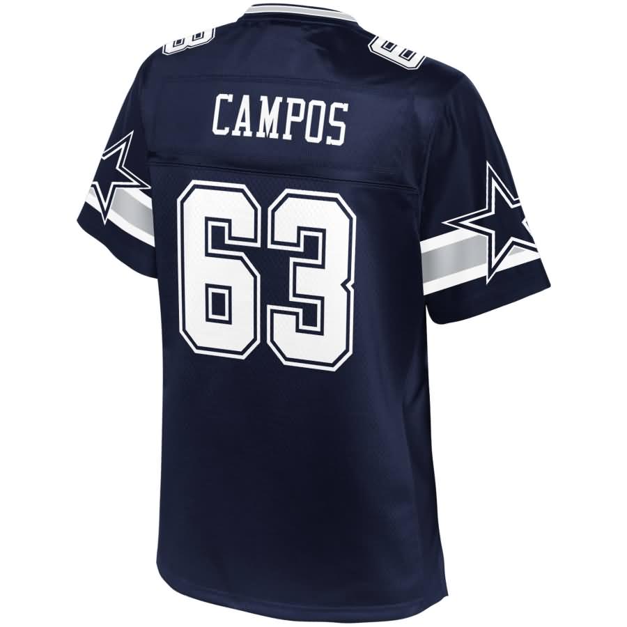 Jake Campos Dallas Cowboys Nfl Pro Line Womens Player Jersey - Navy
