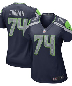 Jake Curhan Seattle Seahawks Womens Game Jersey - College Navy Nfl