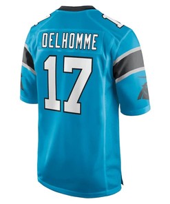 Jake Delhomme 17 Carolina Panthers Retired Player Jersey - Blue