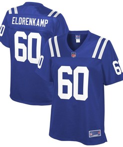 Jake Eldrenkamp Indianapolis Colts Nfl Pro Line Womens Team Player Jersey - Royal