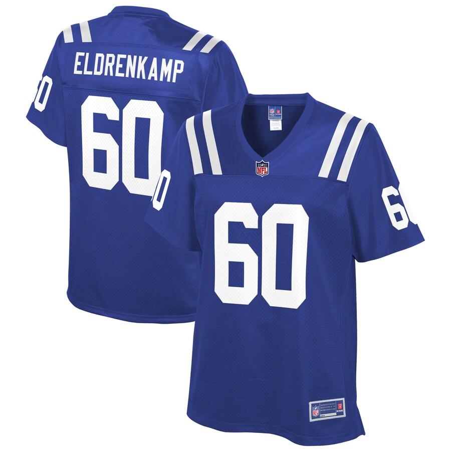 Jake Eldrenkamp Indianapolis Colts Nfl Pro Line Womens Team Player Jersey - Royal