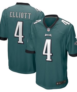 Jake Elliott 4 Philadelphia Eagles Game Jersey - Midnight Green