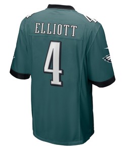 Jake Elliott 4 Philadelphia Eagles Game Jersey - Midnight Green
