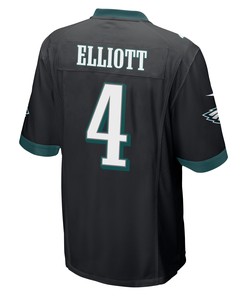 Jake Elliott 4 Philadelphia Eagles Super Bowl LVII Champions 2 Stars Men Game Jersey - Black
