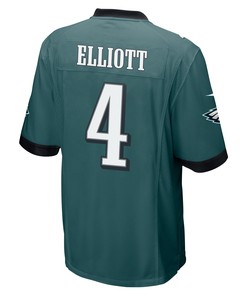 Jake Elliott 4 Philadelphia Eagles Super Bowl LVII Champions 2 Stars Men Game Jersey - Midnight Green