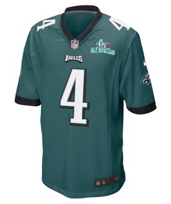 Jake Elliott 4 Philadelphia Eagles Super Bowl LVII Champions Men Game Jersey - Midnight Green