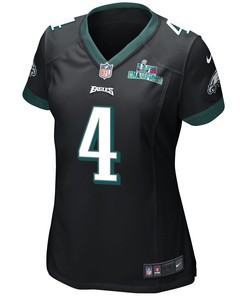 Jake Elliott 4 Philadelphia Eagles Super Bowl LVII Champions Women Game Jersey - Black