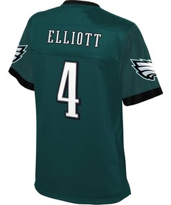 Jake Elliott Philadelphia Eagles Nfl Pro Line Womens Player Jersey - Midnight Green
