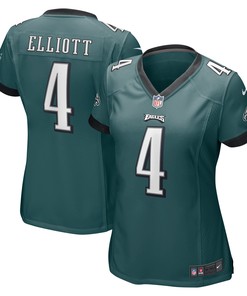 Jake Elliott Philadelphia Eagles Womens Game Jersey - Midnight Green Nfl