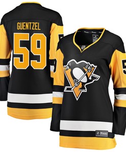 Jake Guentzel Pittsburgh Penguins Fanatics Branded Womens Home Premier Breakaway Player Jersey - Black Nhl