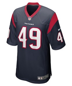 Jake Hansen Houston Texans Game Player Jersey - Navy