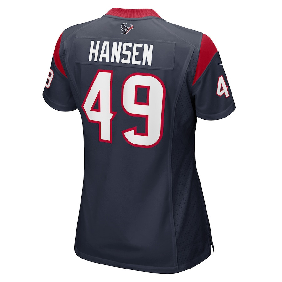 Jake Hansen Houston Texans Women's Game Player Jersey - Navy
