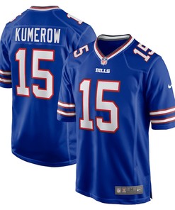 Jake Kumerow 15 Buffalo Bills Game Player Jersey - Royal