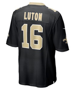 Jake Luton New Orleans Saints Game Player Jersey - Black