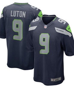 Jake Luton Seattle Seahawks Game Player Jersey - College Navy Nfl