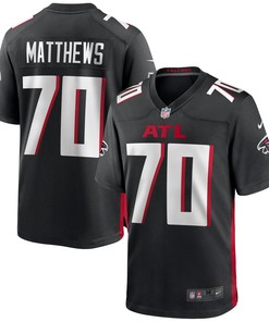 Jake Matthews Atlanta Falcons Game Jersey - Black Nfl