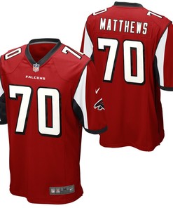 Jake Matthews Atlanta Falcons Nike Game Jersey - Red