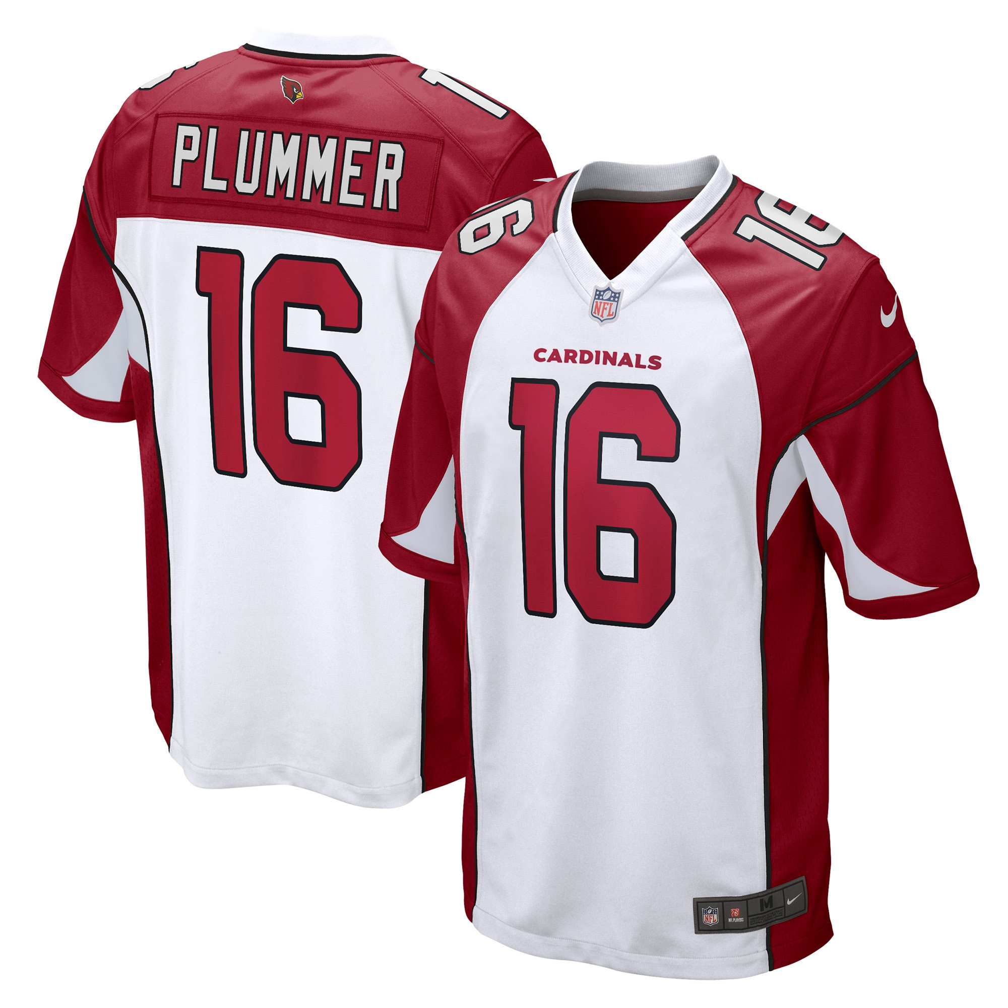 Jake Plummer Arizona Cardinals Retired Player Game Jersey White Nfl