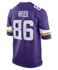 Jake Reed 86 Minnesota Vikings Retired Player Game Jersey - Purple