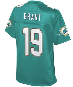 Jakeem Grant Miami Dolphins Nfl Pro Line Womens Player Jersey - Aqua
