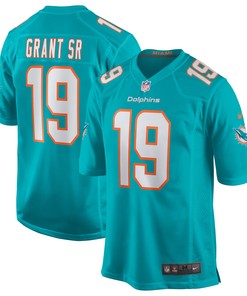 Jakeem Grant Sr. Miami Dolphins Game Jersey - Aqua Nfl