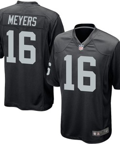 Jakobi Meyers 16 Las Vegas Raiders Men Game Jersey - Black