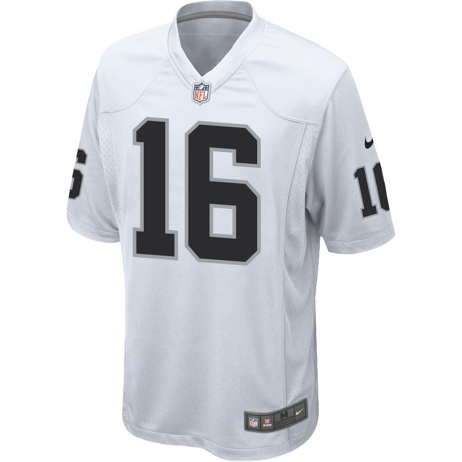 Jakobi Meyers 16 Las Vegas Raiders Men Game Jersey - White