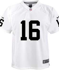Jakobi Meyers 16 Las Vegas Raiders Youth Game Jersey - White