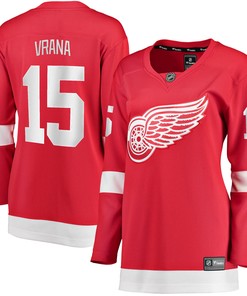 Jakub Vrana Detroit Red Wings Fanatics Branded Womens 2017/18 Home Breakaway Jersey - Red Nhl