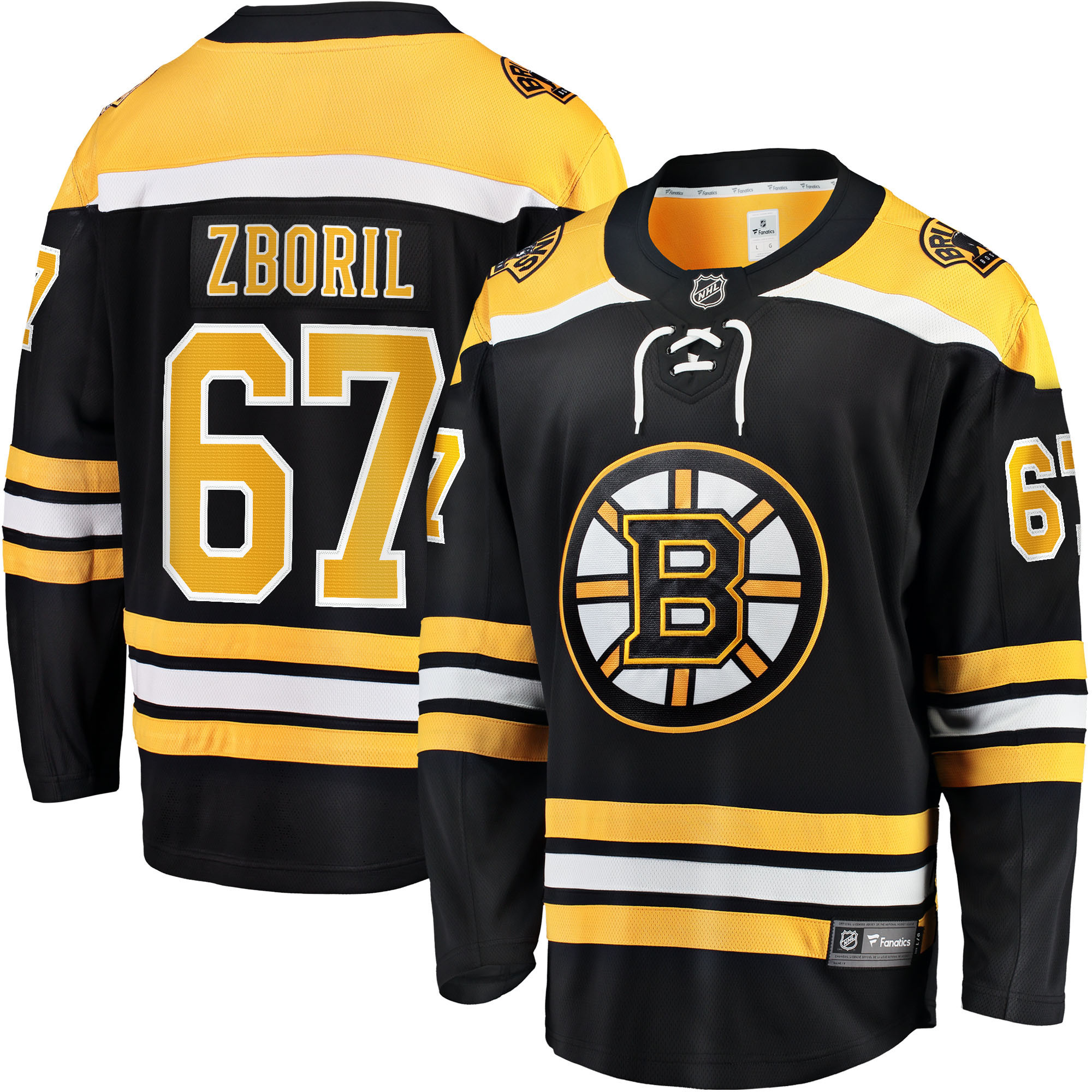 Jakub Zboril Boston Bruins Fanatics Branded Home Breakaway Player Jersey - Black Nhl