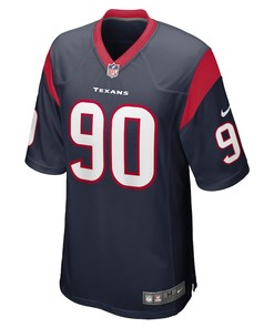 Jaleel Johnson 90 Houston Texans Player Game Jersey - Navy