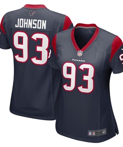 Jaleel Johnson Houston Texans Womens Game Jersey - Navy Nfl