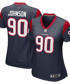 Jaleel Johnson Houston Texans Women's Player Game Jersey - Navy