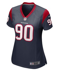 Jaleel Johnson Houston Texans Women's Player Game Jersey - Navy
