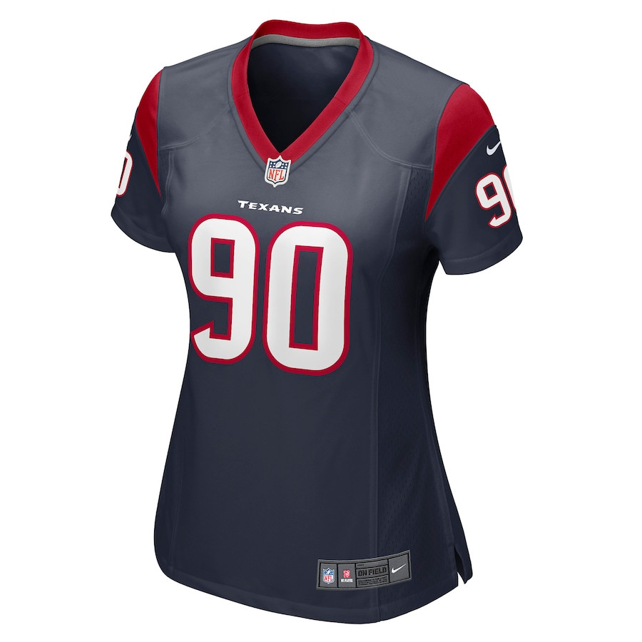 Jaleel Johnson Houston Texans Women's Player Game Jersey - Navy
