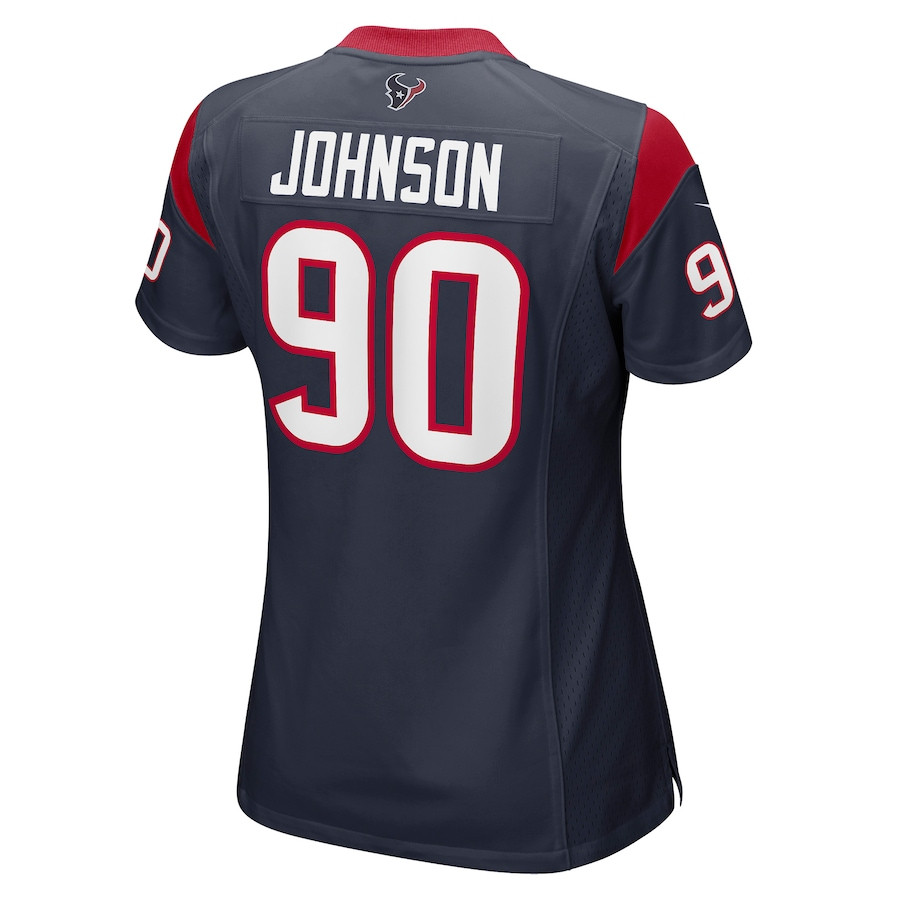 Jaleel Johnson Houston Texans Women's Player Game Jersey - Navy