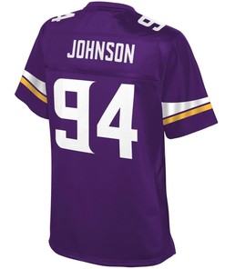 Jaleel Johnson Minnesota Vikings Nfl Pro Line Womens Team Color Jersey - Purple