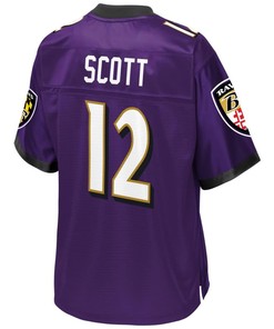 Jaleel Scott Baltimore Ravens Nfl Pro Line Player Jersey - Purple