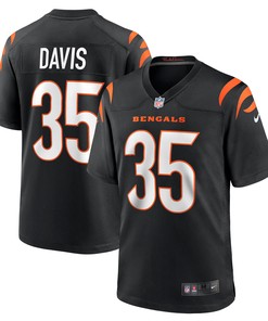 Jalen Davis Cincinnati Bengals Game Player Jersey - Black Nfl