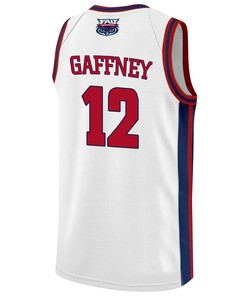 Jalen Gaffney 12 FAU Owls 2023 Final Four Basketball Men Jersey- White