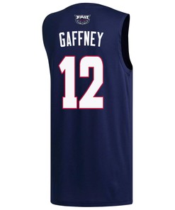 Jalen Gaffney 12 FAU Owls 2023 March Madness Basketball Men Jersey- Navy