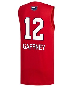 Jalen Gaffney 12 FAU Owls 2023 March Madness Basketball Men Jersey- Red
