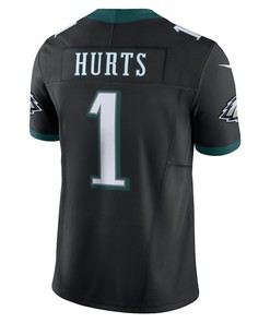 Jalen Hurts 1 Philadelphia Eagles Vapor F.U.S.E. Limited Jersey - Black