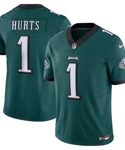 Jalen Hurts 1 Philadelphia Eagles Vapor F.U.S.E. Limited Jersey - Midnight Green