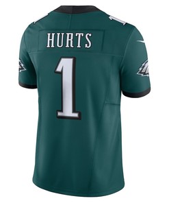 Jalen Hurts 1 Philadelphia Eagles Vapor F.U.S.E. Limited Jersey - Midnight Green