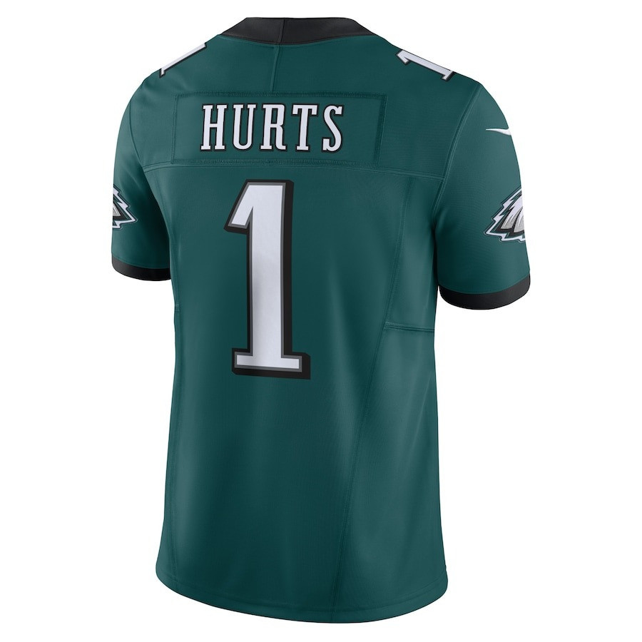 Jalen Hurts 1 Philadelphia Eagles Vapor F.U.S.E. Limited Jersey - Midnight Green
