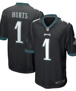 Jalen Hurts Philadelphia Eagles Alternate Game Jersey Black Nfl